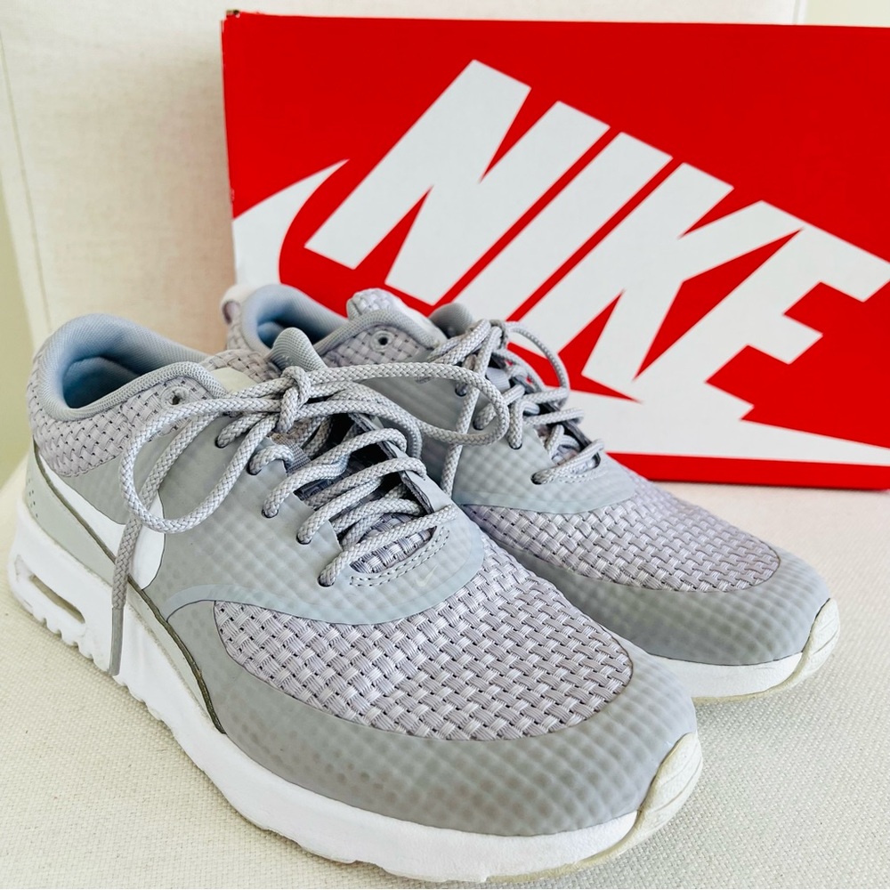 NIKE Air Max Thea in Atmosphere Grey and White